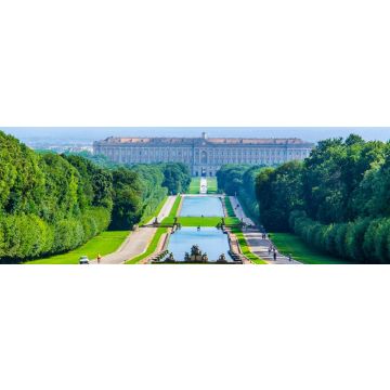 Lais Puzzle - Palazzo Reale in Caserta. Es war der größte Palast, der im 18. Jahrhundert in Europa errichtet wurde, Panorama - 1.000 Teile
