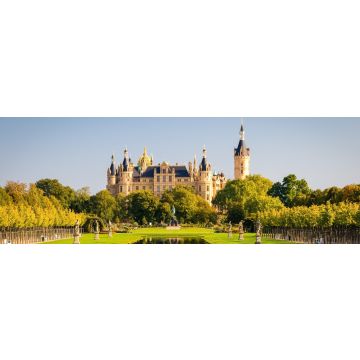 Lais Puzzle - Schweriner Schloss spiegelt sich im See, Panorama - 1.000 Teile