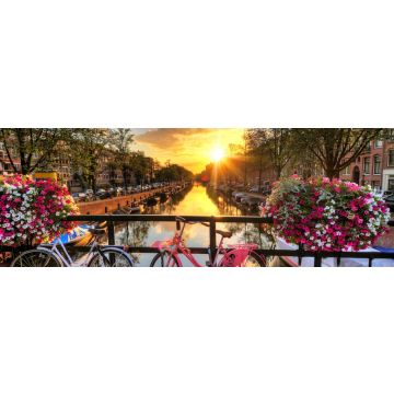 Lais Puzzle - Fahrräder in Amsterdam, Panorama - 1.000 Teile