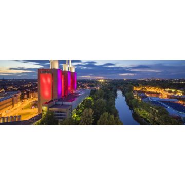 Lais Puzzle - Ansicht des Kraftwerks Hannover, Niedersachsen, Deutschland, Panorama - 1.000 Teile