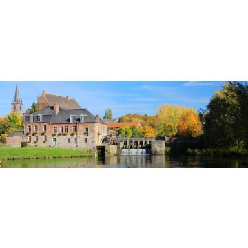 Lais Puzzle - Mühle von Maroilles im Herbst, Frankreich, Panorama - 1.000 Teile