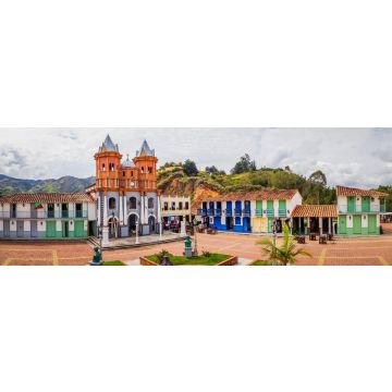 Lais Puzzle - Schöne Nachbildung der Altstadt, Guatape, Kolumbien, Panorama - 1.000 Teile