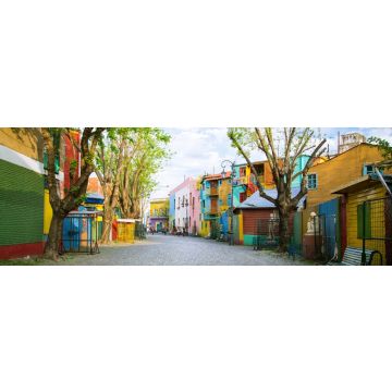 Lais Puzzle - Buenos Aires: Die Straße "Caminito" und ihre berühmten bemalten Häuser im Stadtteil La Boca, Panorama - 1.000 Teile