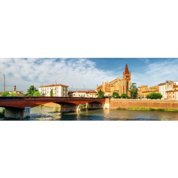 Lais Puzzle - Blick auf die Heiligen Fermo und Rustico von der Etsch, Verona, Panorama - 1.000 Teile
