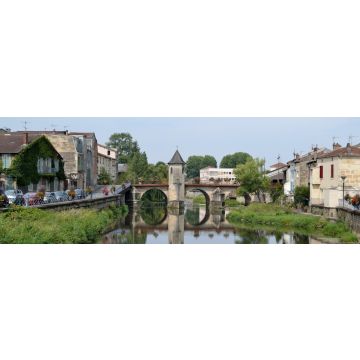 Lais Puzzle - Die Brücke Notre Dame in Bar-le-Duc, Frankreich, Panorama - 1.000 Teile