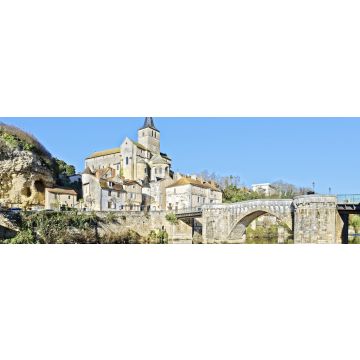 Lais Puzzle - Montmorillon, Frankreich, Panorama - 1.000 Teile