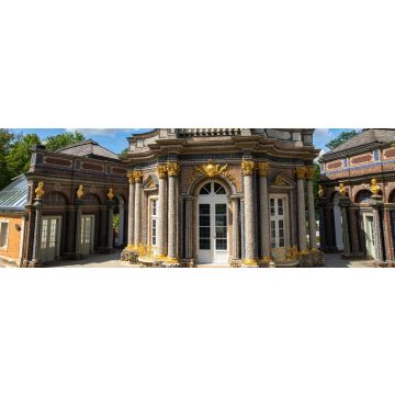 Lais Puzzle - Schöne Ansicht des Sonnentempels des Neuen Schlosses der Eremitage in Bayreuth, Panorama - 1.000 Teile