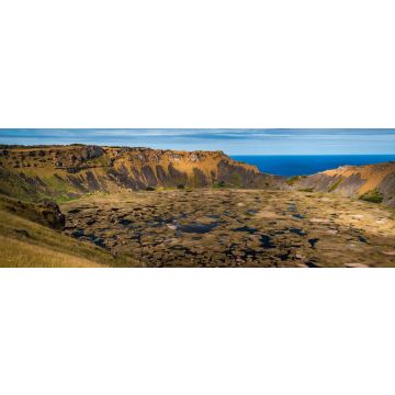 Lais Puzzle - Vulkan Rano Raraku auf der Osterinsel, Panorama - 1.000 Teile