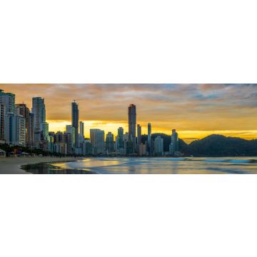 Lais Puzzle - Balneário Camboriú (Brasilien) Skyline bei Sonnenuntergang, Panorama - 1.000 Teile