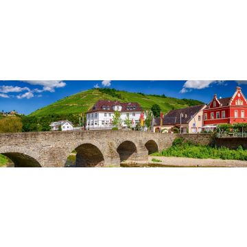 Lais Puzzle - Ansicht der alten Ahrbrücke bei Rech im Ahrtal, Rheinland-Pfalz, Deutschland, Panorama - 1.000 Teile