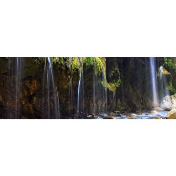 Lais Puzzle - Evrytania, Griechenland: Die Schlucht "Panta Vrehei" (wörtlich: "Es regnet immer"), ein abgelegenes, abgeschiedenes Naturparadies, Panorama - 1.000 Teile