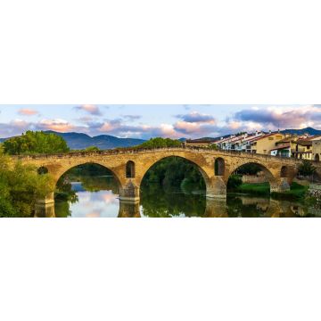 Lais Puzzle - Puente la Reina, Navarra, Spanien, Panorama - 1.000 Teile