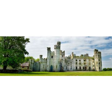 Lais Puzzle - Die Türme und Türmchen von Ducketts Grove, einer Hausruine aus dem 19. Jahrhundert in der Grafschaft Carlow, Irland, Panorama - 1.000 Teile