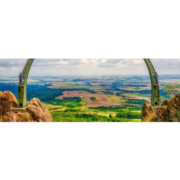 Lais Puzzle - Blick auf den Adlerbogen auf dem Donnersberg, bei Dannenfels, Rheinland-Pfalz, Deutschland, Panorama - 1.000 Teile
