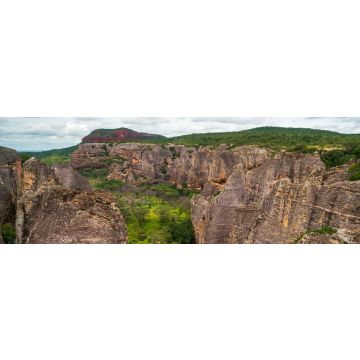 Lais Puzzle - Der Nationalpark Serra da Capivara liegt in der Caatinga, dem einzigen ausschließlich brasilianischen Biome..Piaui - Brasilien, Panorama - 1.000 Teile