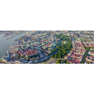 Lais Puzzle - Göteborg, Schweden. Panorama der Stadt zentralen Teil der Stadt. Sonnenuntergang, Panorama - 1.000 Teile