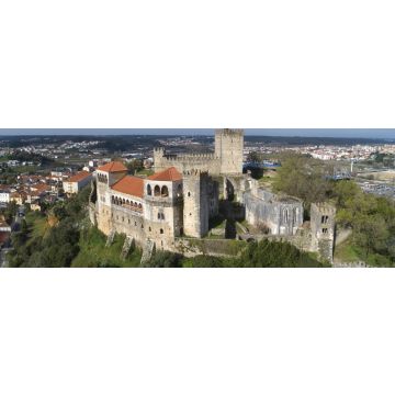 Lais Puzzle - Mittelalterliche Burg in Leiria Portugal, Panorama - 1.000 Teile