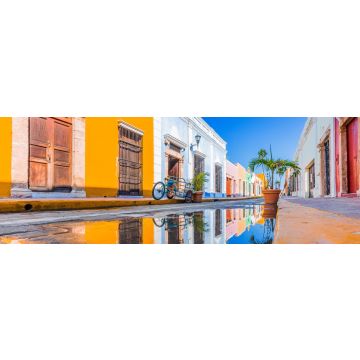 Lais Puzzle - Campeche, Mexiko, Straße in der Altstadt, Panorama - 1.000 Teile