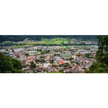 Lais Puzzle - Blick auf Tal und Berge bei Schwaz von oberhalb der Stadt, Schwaz, Österreich, Panorama - 1.000 Teile