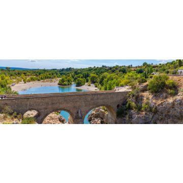 Lais Puzzle - Pont du Diable (Teufelsbrücke), in der Nähe von St Guilhem du Desert, Frankreich, Panorama - 1.000 Teile