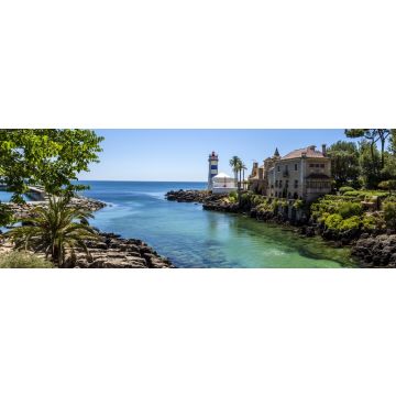 Lais Puzzle - Leuchtturm von Cascais Santa Marta, Portugal, Panorama - 1.000 Teile