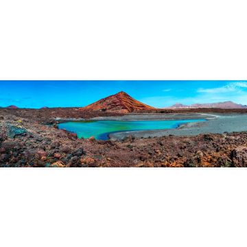Lais Puzzle - Vulkanische Natur im Timanfaya-Nationalpark nahe der Seeküste in Lanzarote, Kanarische Inseln, Spanien, Panorama - 1.000 Teile
