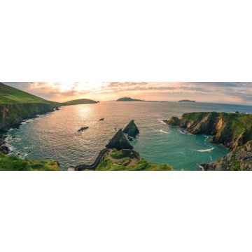 Lais Puzzle - Ring of Dingle Peninsula Kerry Irland Dunquin Pier Harbor Rock Stone Cliff Landscape Seascape, Panorama - 1.000 Teile