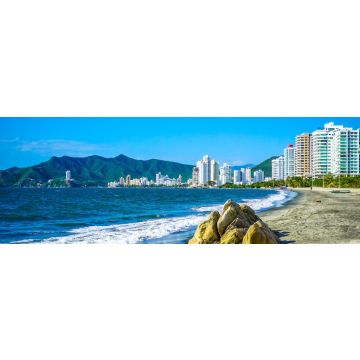 Lais Puzzle - Schöner Salguero Strand in Santa Marta, Kolumbien, Panorama - 1.000 Teile