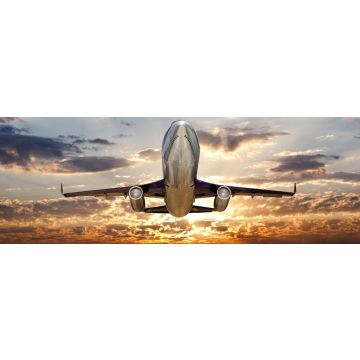 Lais Puzzle - Flugzeug im Sonnenuntergang, Panorama - 1.000 Teile