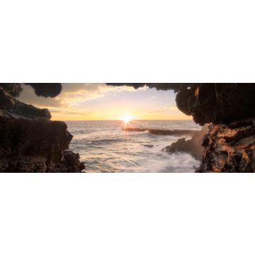 Lais Puzzle - Osterinsel, Höhle, Moai, Chile Südamerika, Panorama - 1.000 Teile