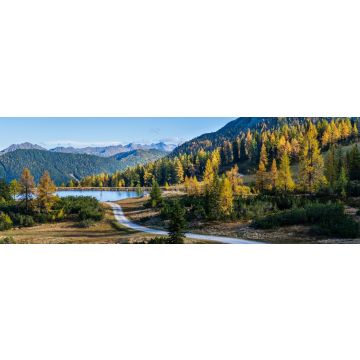 Lais Puzzle - Friedlicher Herbst Alpen Bergblick. Reiteralm, Steiermark, Österreich, Panorama - 1.000 Teile