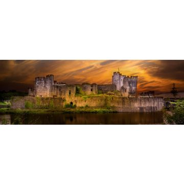 Lais Puzzle - Caerphilly Castle, Wales, Panorama - 1.000 Teile