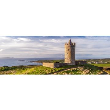 Lais Puzzle - Runder Turm von Doonagore Castle in der Grafschaft Clare, Irland, Panorama - 1.000 Teile