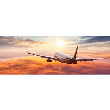 Lais Puzzle - Passagiere eines Verkehrsflugzeugs fliegen über den Wolken, Panorama - 1.000 Teile