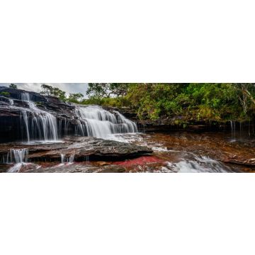 Lais Puzzle - Der Regenbogenfluss oder Fünf-Farben-Fluss ist in Kolumbien einer der schönsten Naturorte, er heißt Crystal Canyon, Panorama - 1.000 Teile