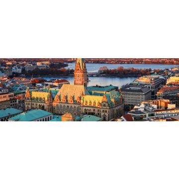 Lais Puzzle - Ansicht des Rathauses von Hamburg, Deutschland, Panorama - 1.000 Teile