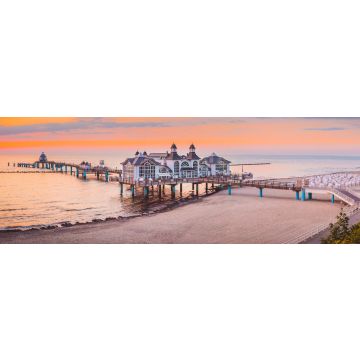 Lais Puzzle - Sellin Pier bei Sonnenaufgang, Ostsee, Deutschland, Panorama - 1.000 Teile