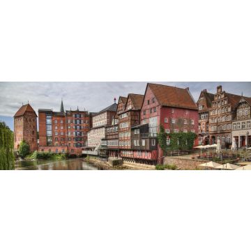 Lais Puzzle - Blick auf den Hafen von Lüneburg, Niedersachsen, Deutschland, Panorama - 1.000 Teile