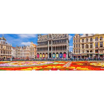 Lais Puzzle - Brüssel, Belgien. Blumenteppich-Festival 2018, Panorama - 1.000 Teile