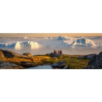 Lais Puzzle - Grönland Ilulissat Farbe Gletscher Meer Ozean Fjord, Panorama - 1.000 Teile
