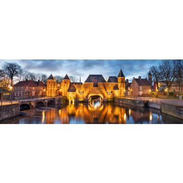 Lais Puzzle - Amersfoort, Niederlande im Koppelport im Morgengrauen, Panorama - 1.000 Teile