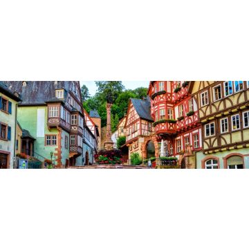 Lais Puzzle - Mittelalterliche Fachwerk-Altstadt von Miltenberg, Deutschland, Panorama - 1.000 Teile