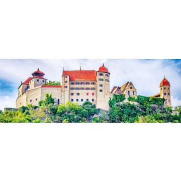 Lais Puzzle - Burg Harburg im Nördlinger Ries über der Wörnitz, Schwaben, Bayern, Deutschland, Panorama - 1.000 Teile