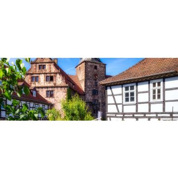 Lais Puzzle - Blick auf die Hinterburg im Schloss Schlitz, Schlitz, Hessen, Deutschland, Panorama - 1.000 Teile