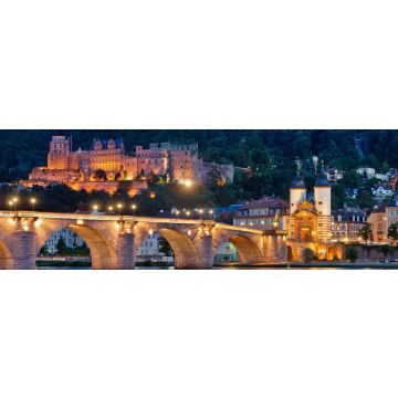 Lais Puzzle - Heidelberg Alte Brücke und Schloss, Panorama - 1.000 Teile