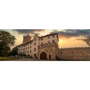 Lais Puzzle - Burg Falkenfels im niederbayerischen Landkreis Straubing-Bogen in Bayern | Höhenburg, Panorama - 1.000 Teile