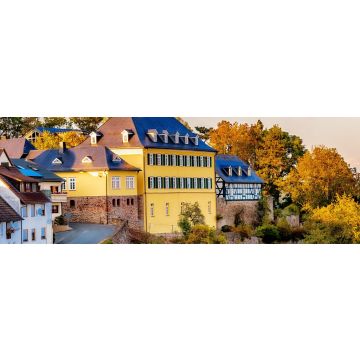 Lais Puzzle - Burg Schloss Battenberg in Battenberg an der Eder, Hessen, Deutschland, Panorama - 1.000 Teile