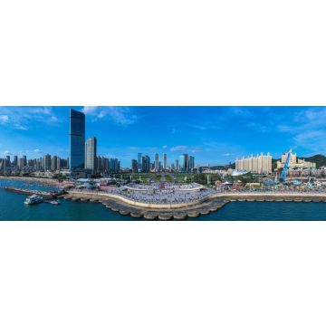 Lais Puzzle - Dalian Xinghai-Platz, Dalian, Liaoning, China, Panorama - 1.000 Teile