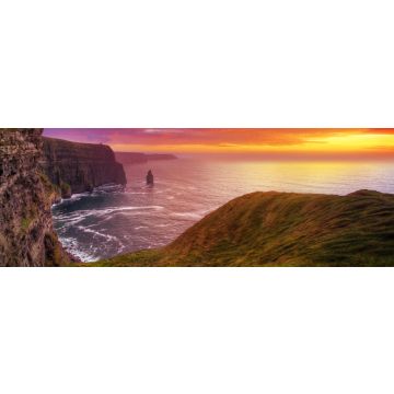 Lais Puzzle - Idyllische Cliffs of Moher bei Sonnenuntergang, Co. Clare, Irland, Panorama - 1.000 Teile