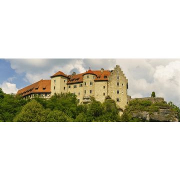Lais Puzzle - Burg Rabenstein im Ahorntal, Fränkische Schweiz, Landkreis Bayreuth, Franken, Oberfranken, Bayern, Deutschland, Panorama - 1.000 Teile